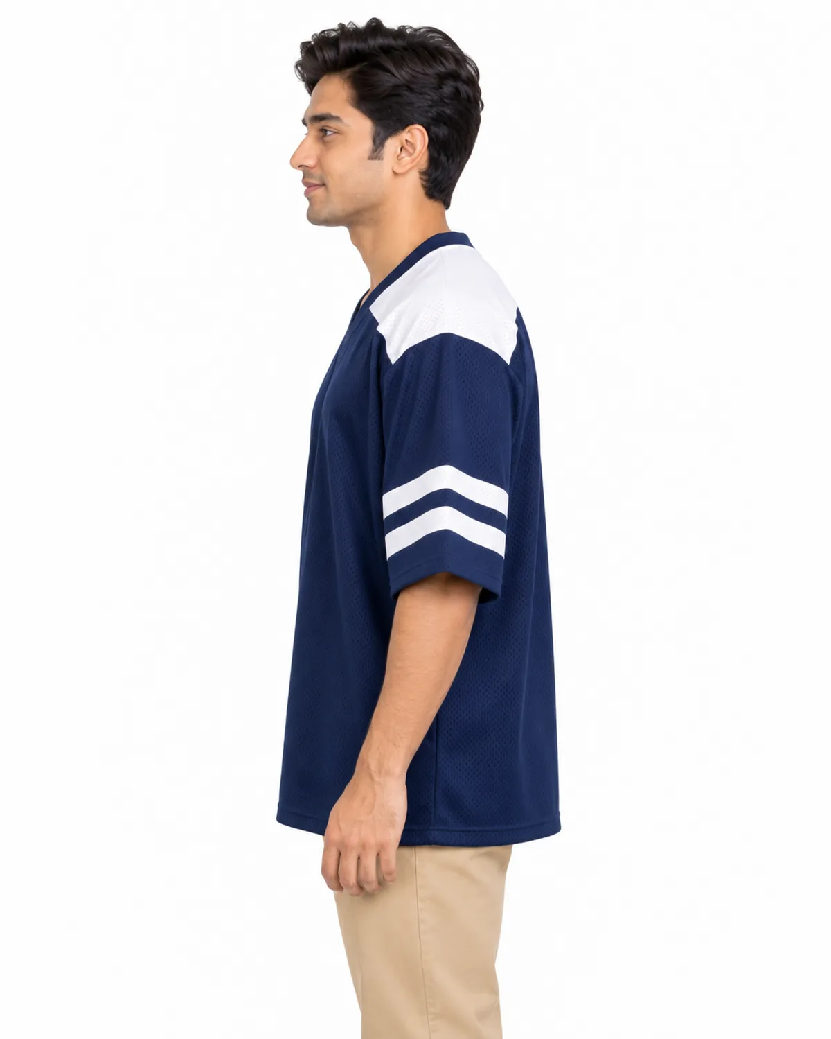 Game Day Jersey, Navy, men's side view, Cohorg