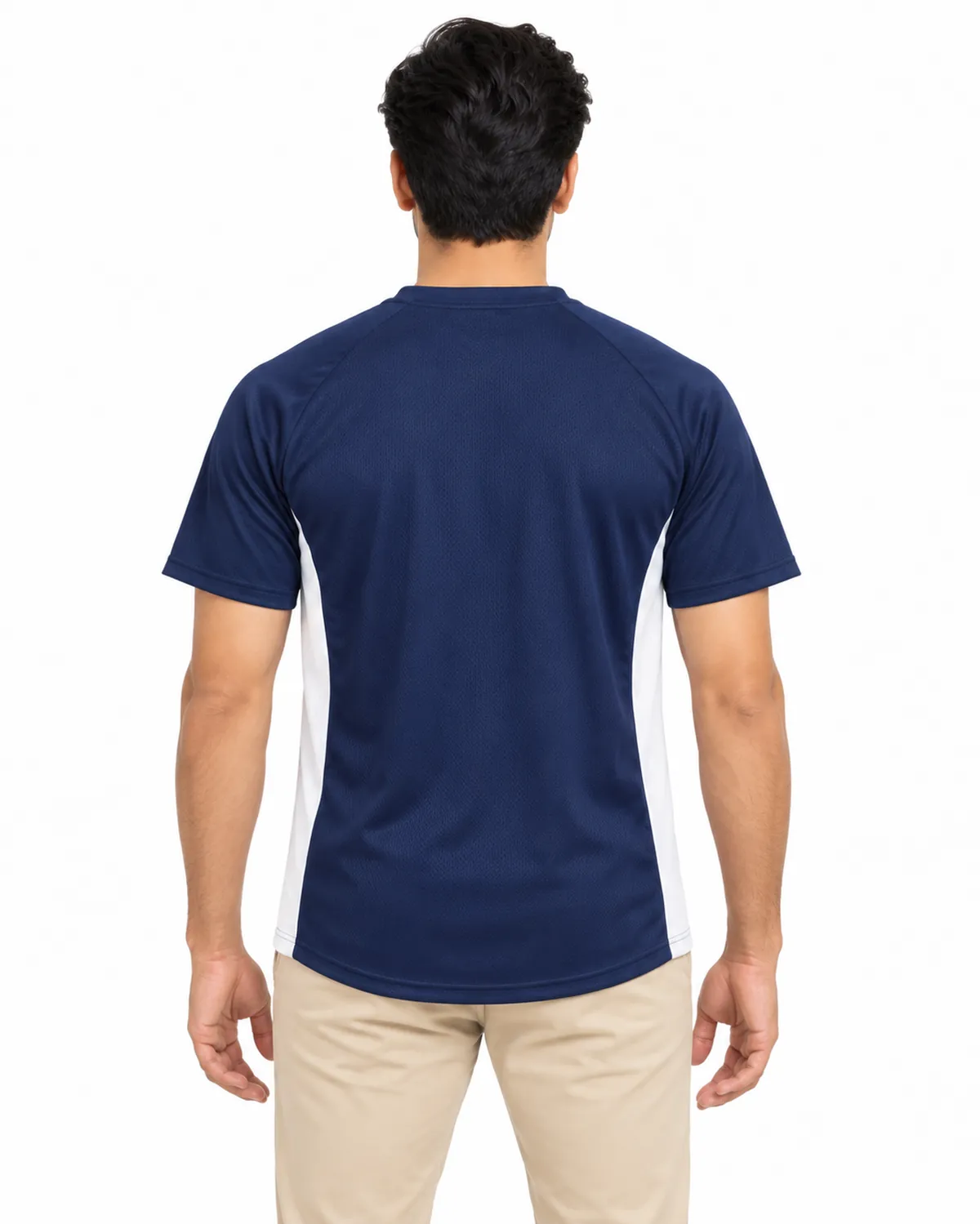 Performance Jersey, Navy, men's back view, Cohorg