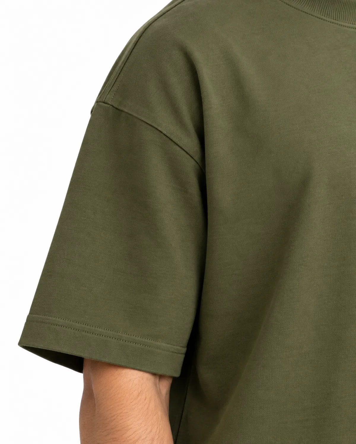 Oversized Comfort Tee, Olive, men's feature view, Cohorg