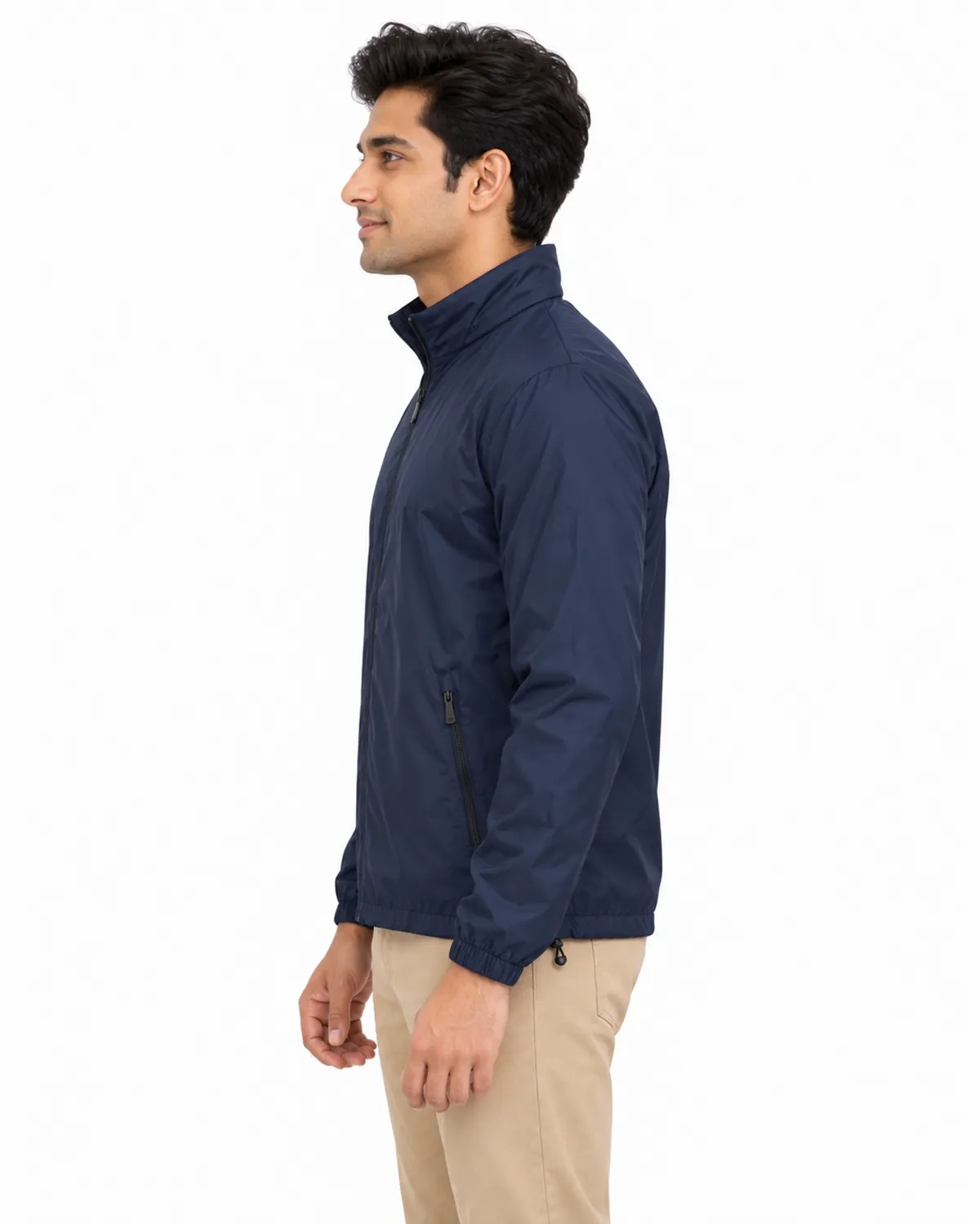 Wind Jacket, Navy, men's side view, Cohorg