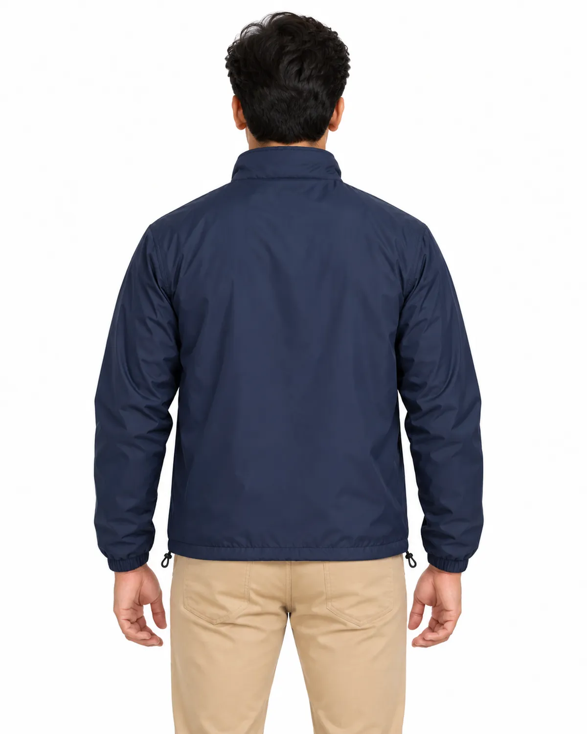 Wind Jacket, Navy, men's back view, Cohorg