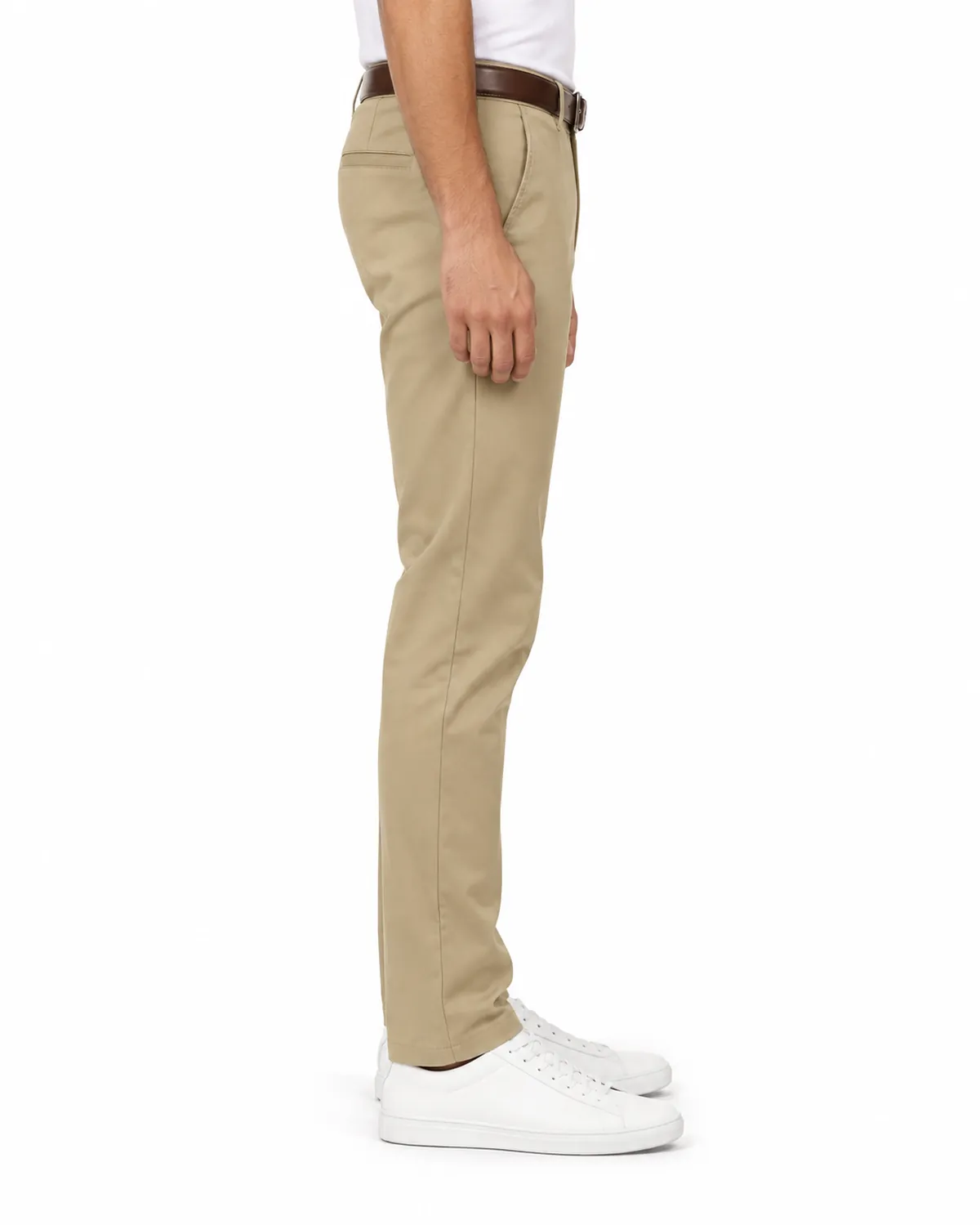 Service Chinos uniform, Khaki, men's side view, Cohorg