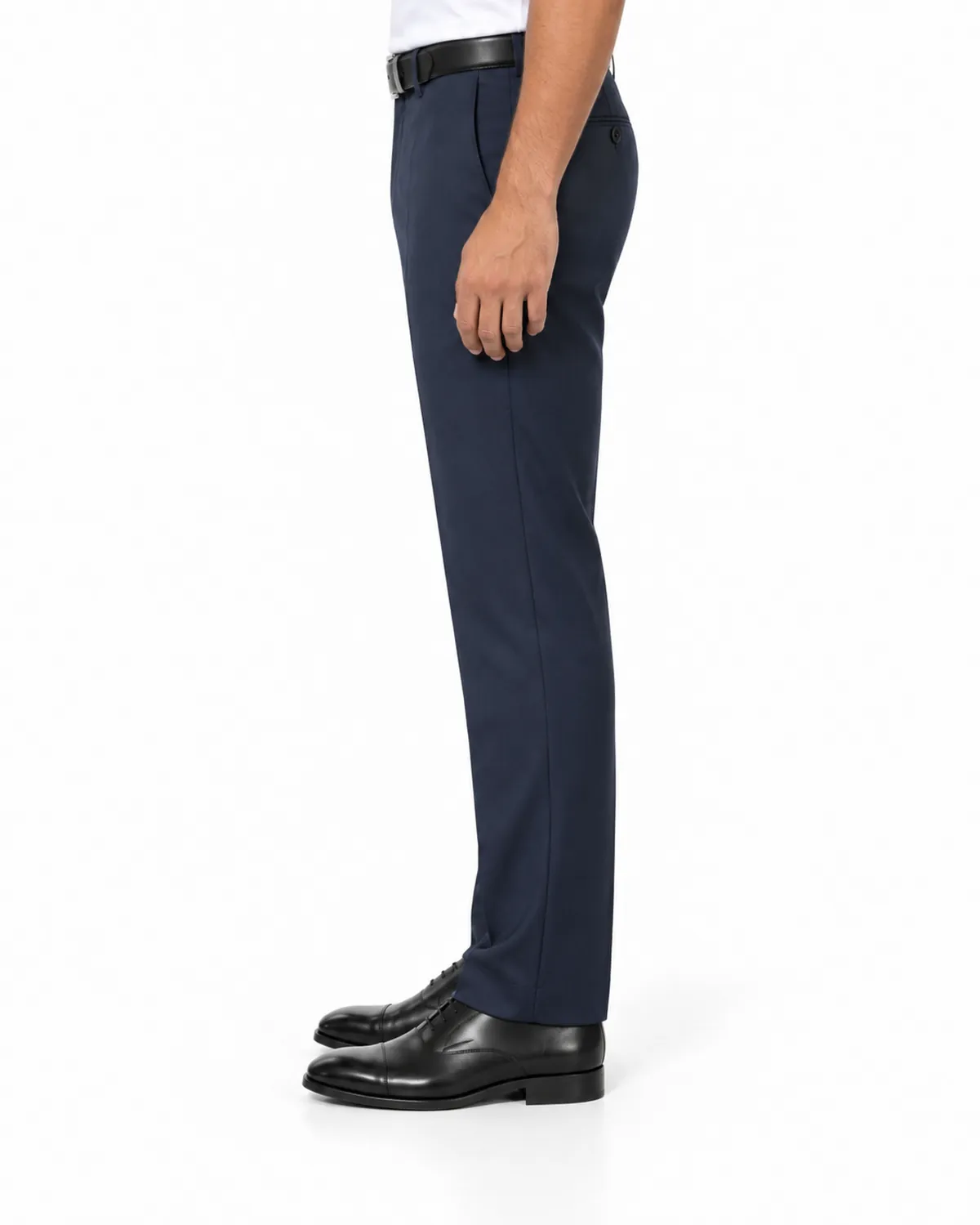 Formal Trousers uniform, Navy, men's side view, Cohorg