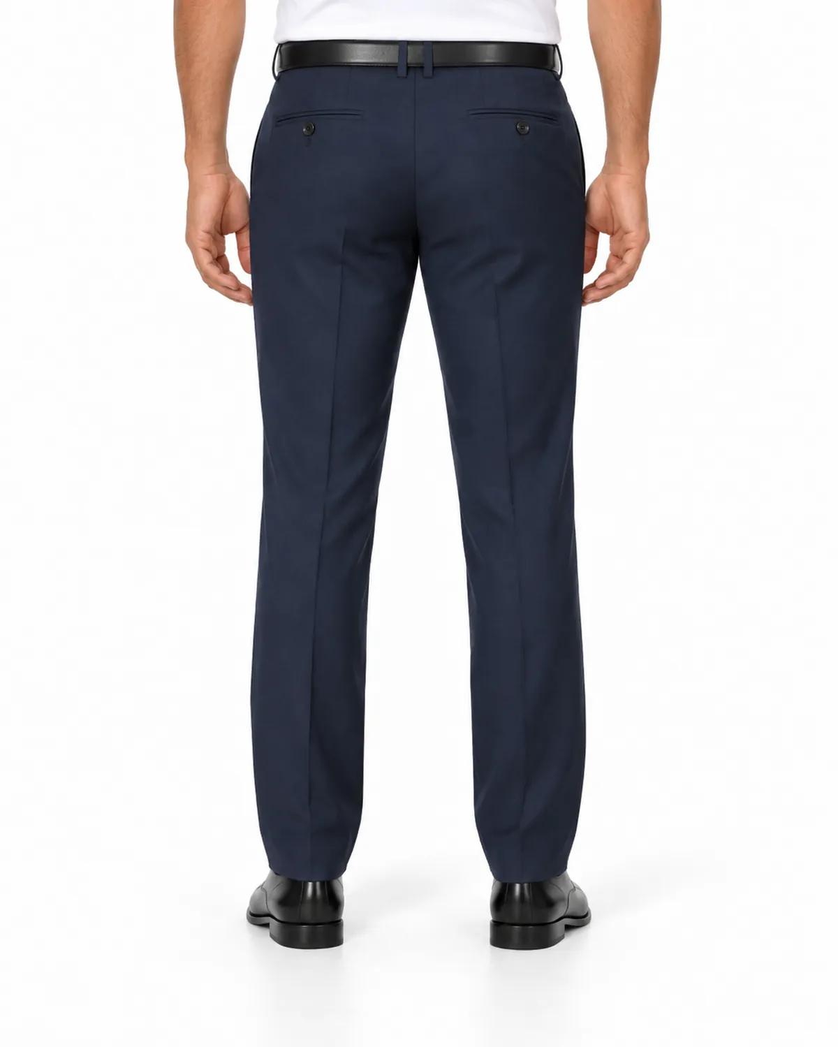 Formal Trousers uniform, Navy, men's back view, Cohorg
