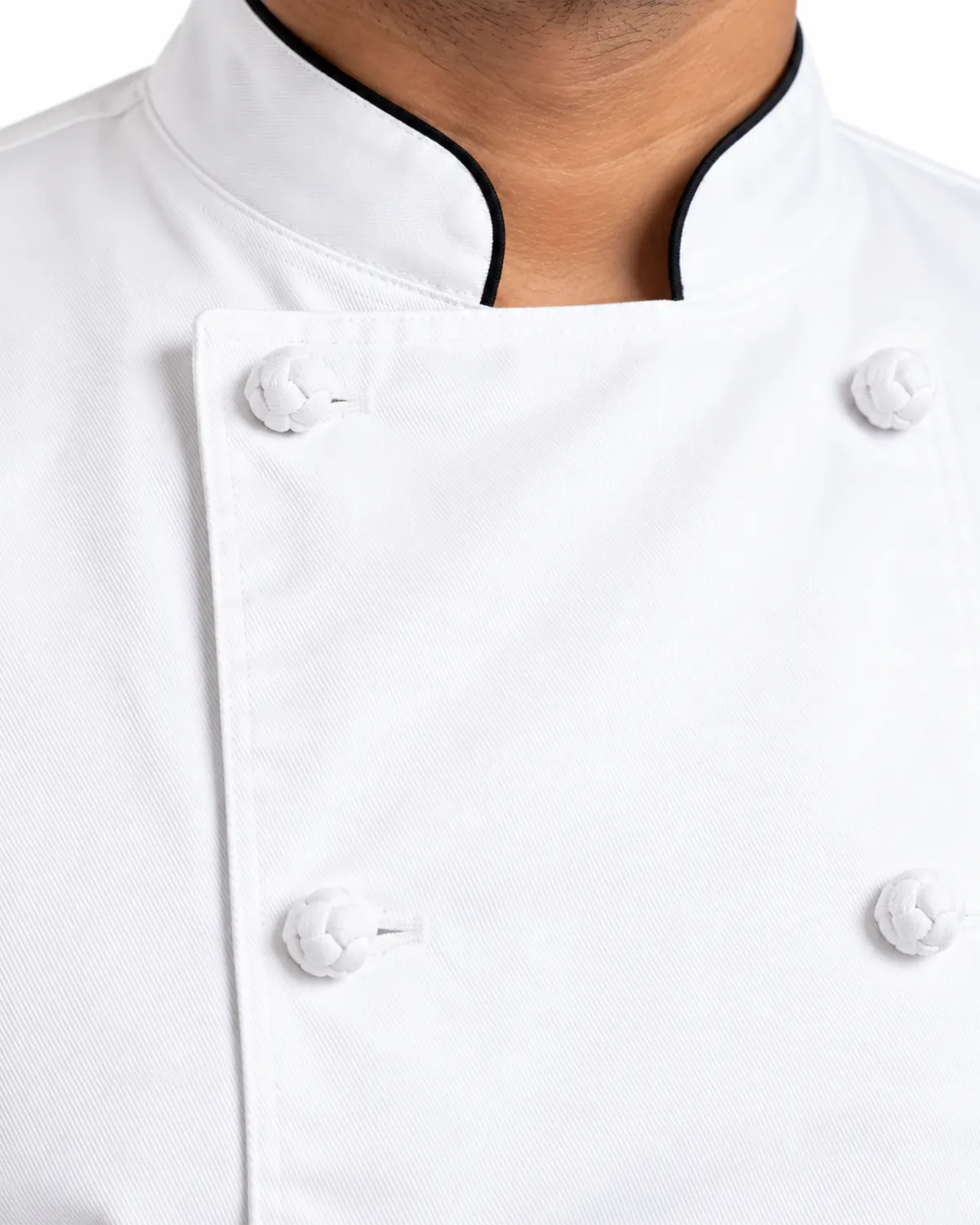 Double-Breasted Chef Coat uniform, White, men's feature view, Cohorg