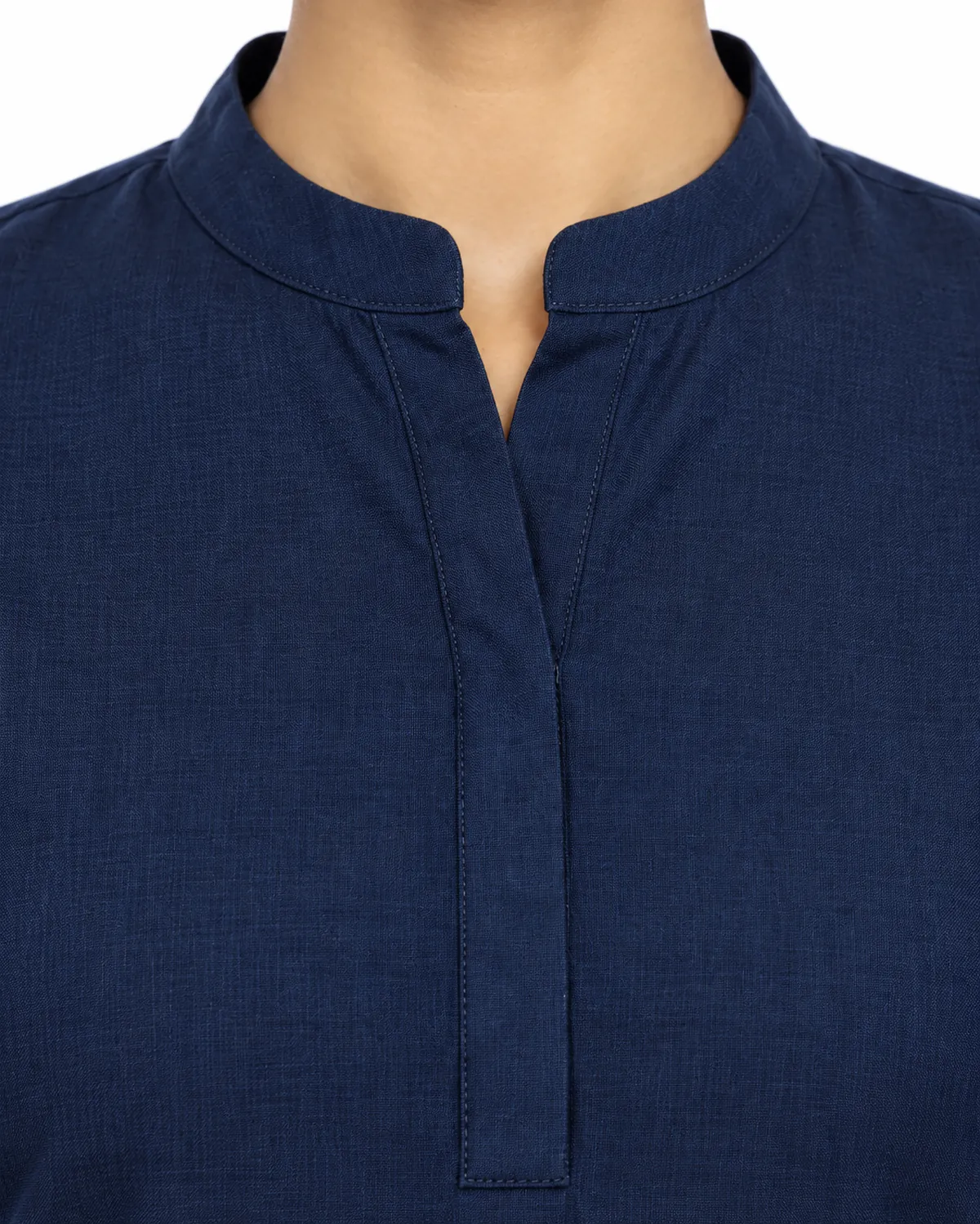Women's Corporate Kurta uniform, Navy, women's feature view, Cohorg
