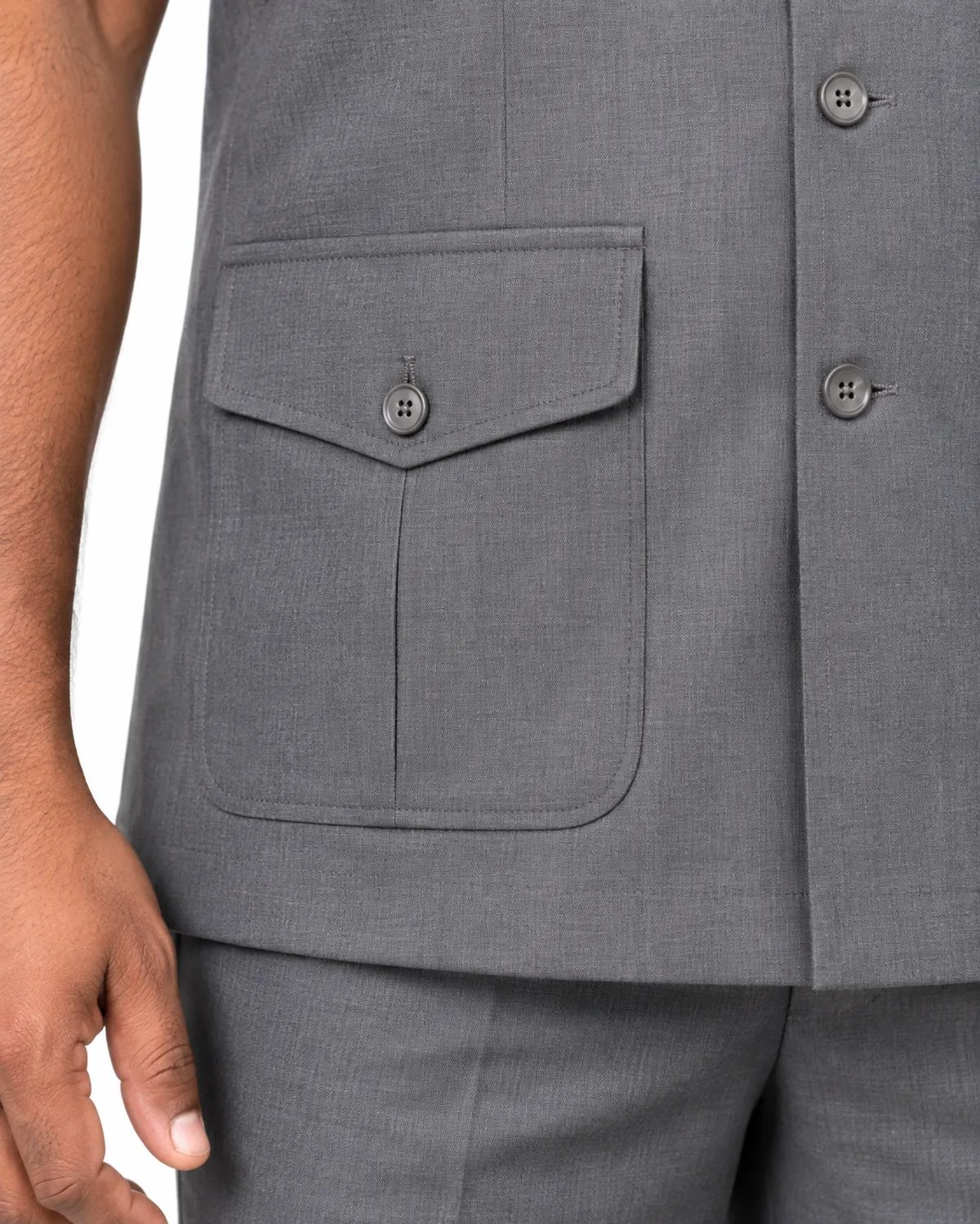 Chauffeur Safari Suit uniform, Steel Grey, men's feature view, Cohorg