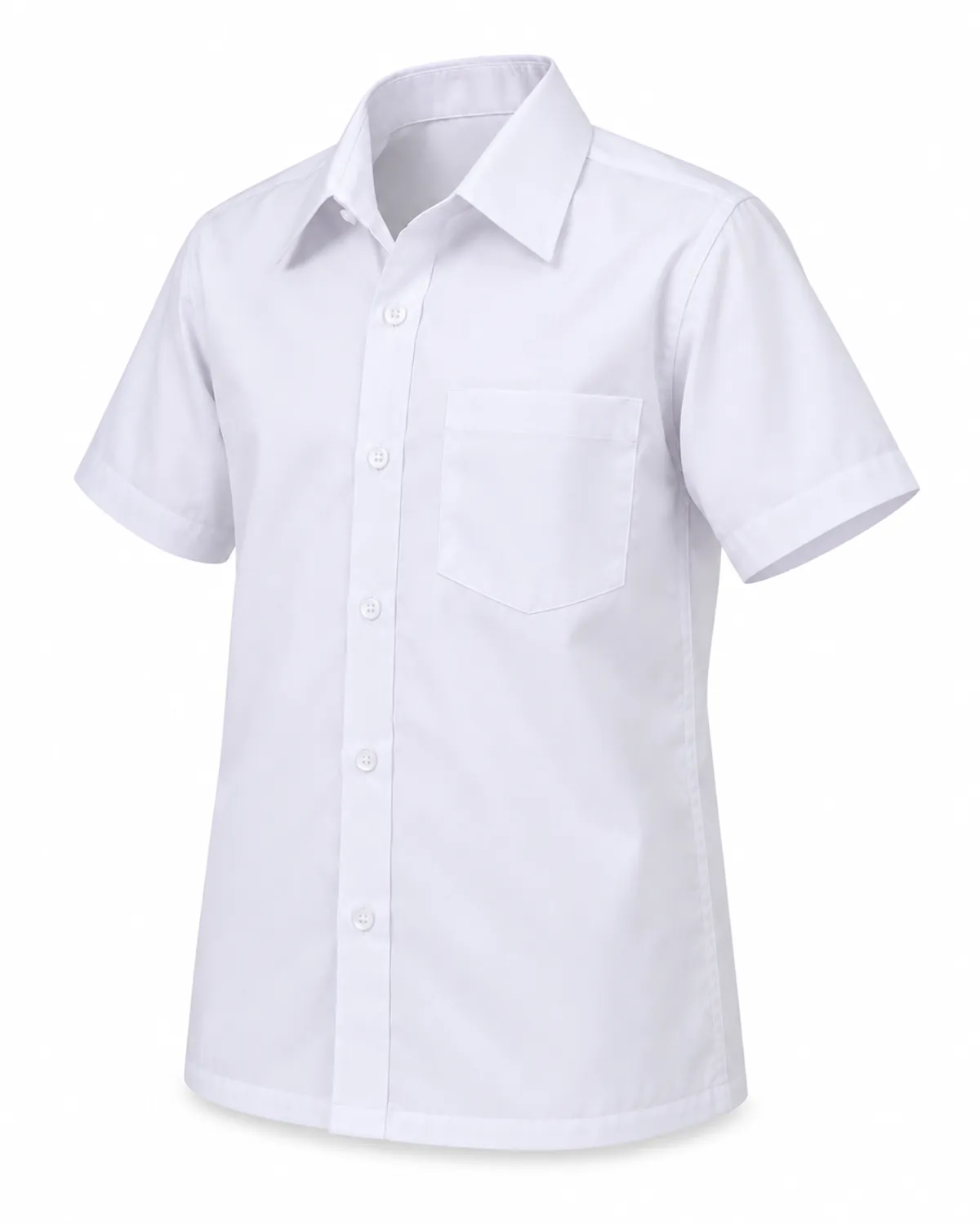 School Shirt uniform, White, side view, Cohorg