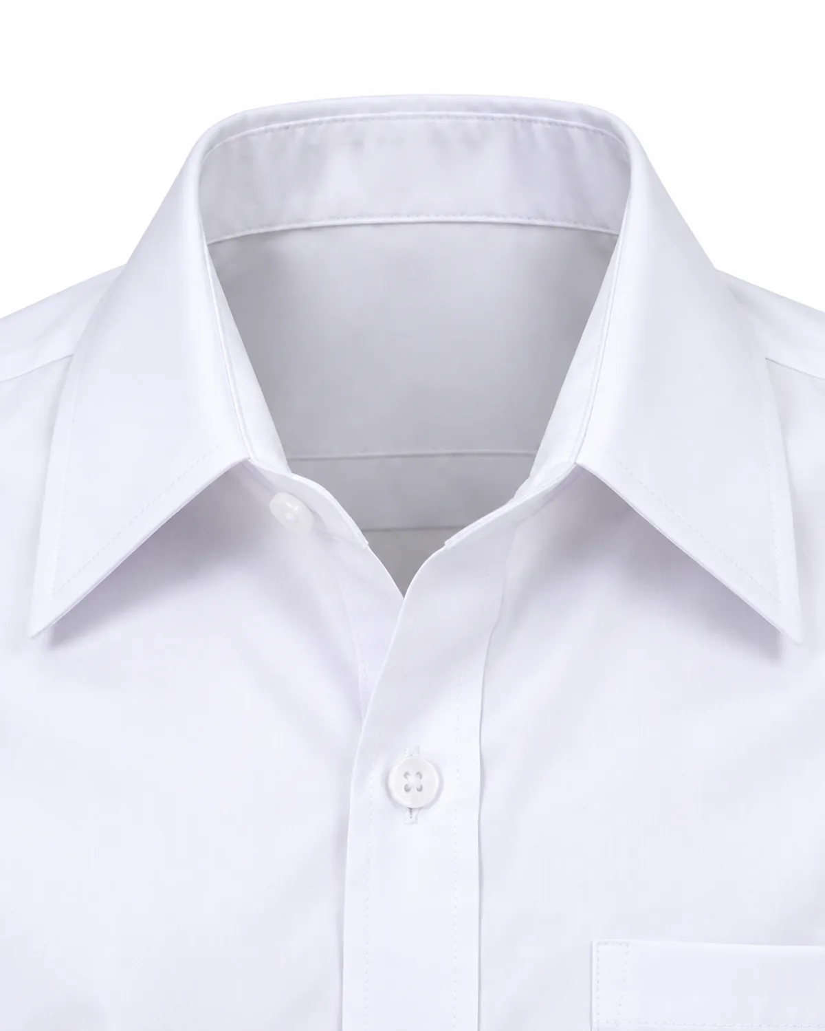 School Shirt uniform, White, collar view, Cohorg