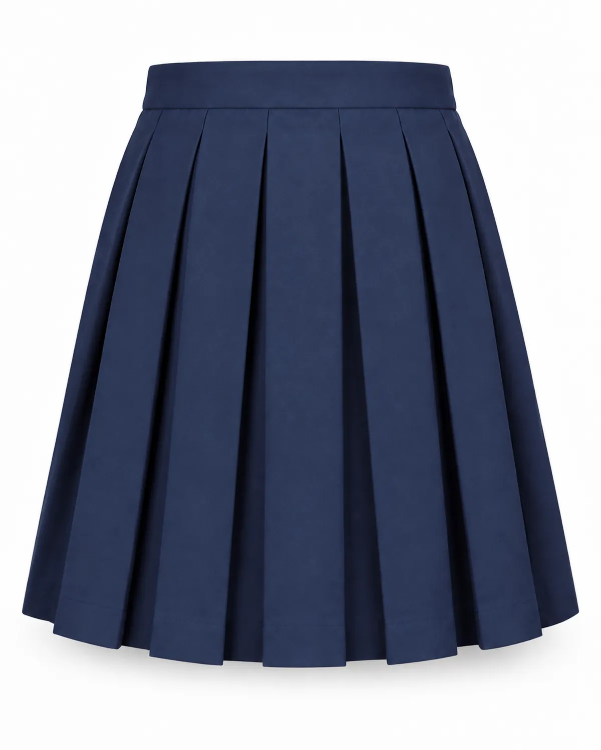 School Skirt uniform, Navy, back view, Cohorg