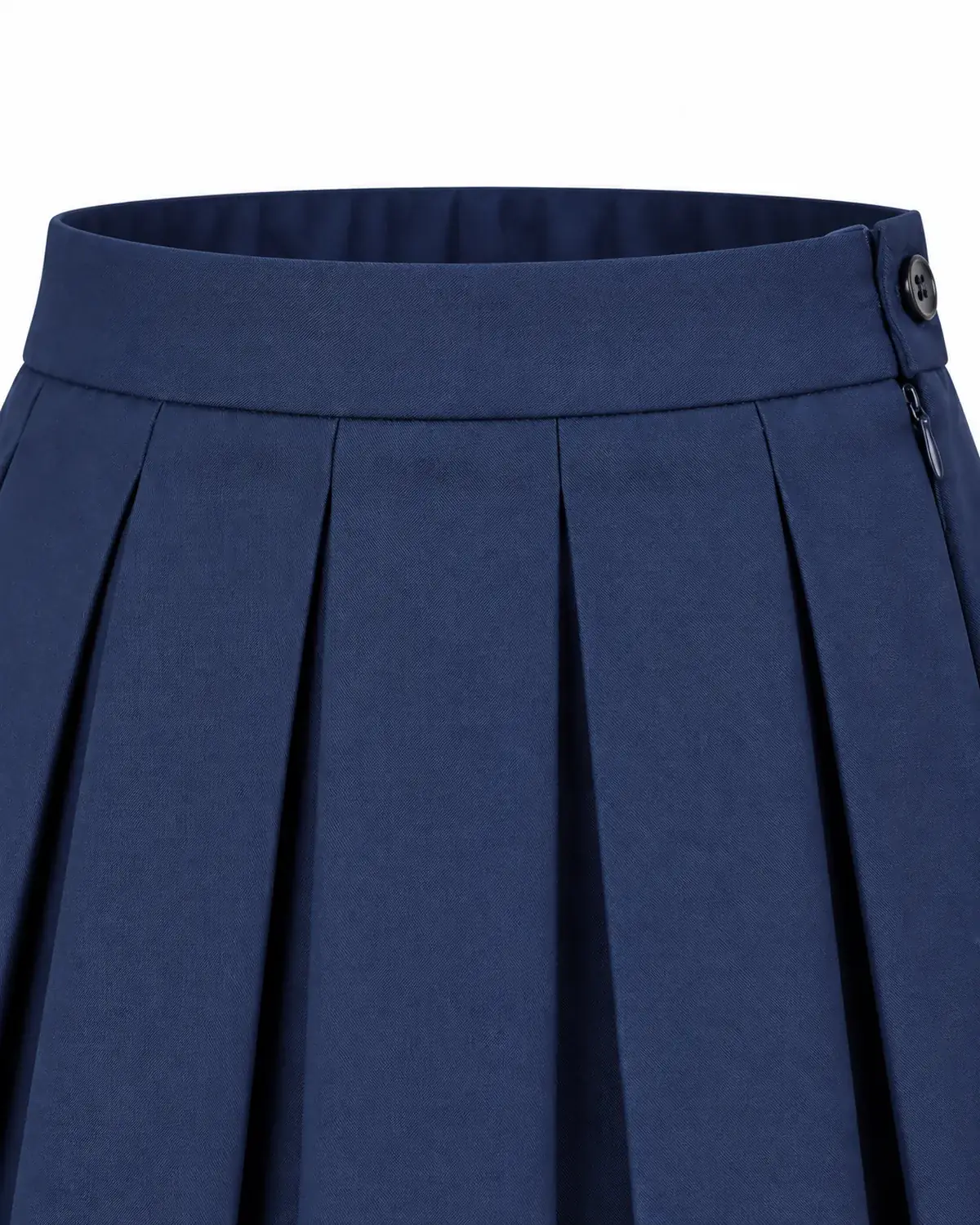 School Skirt uniform, Navy, waistband view, Cohorg