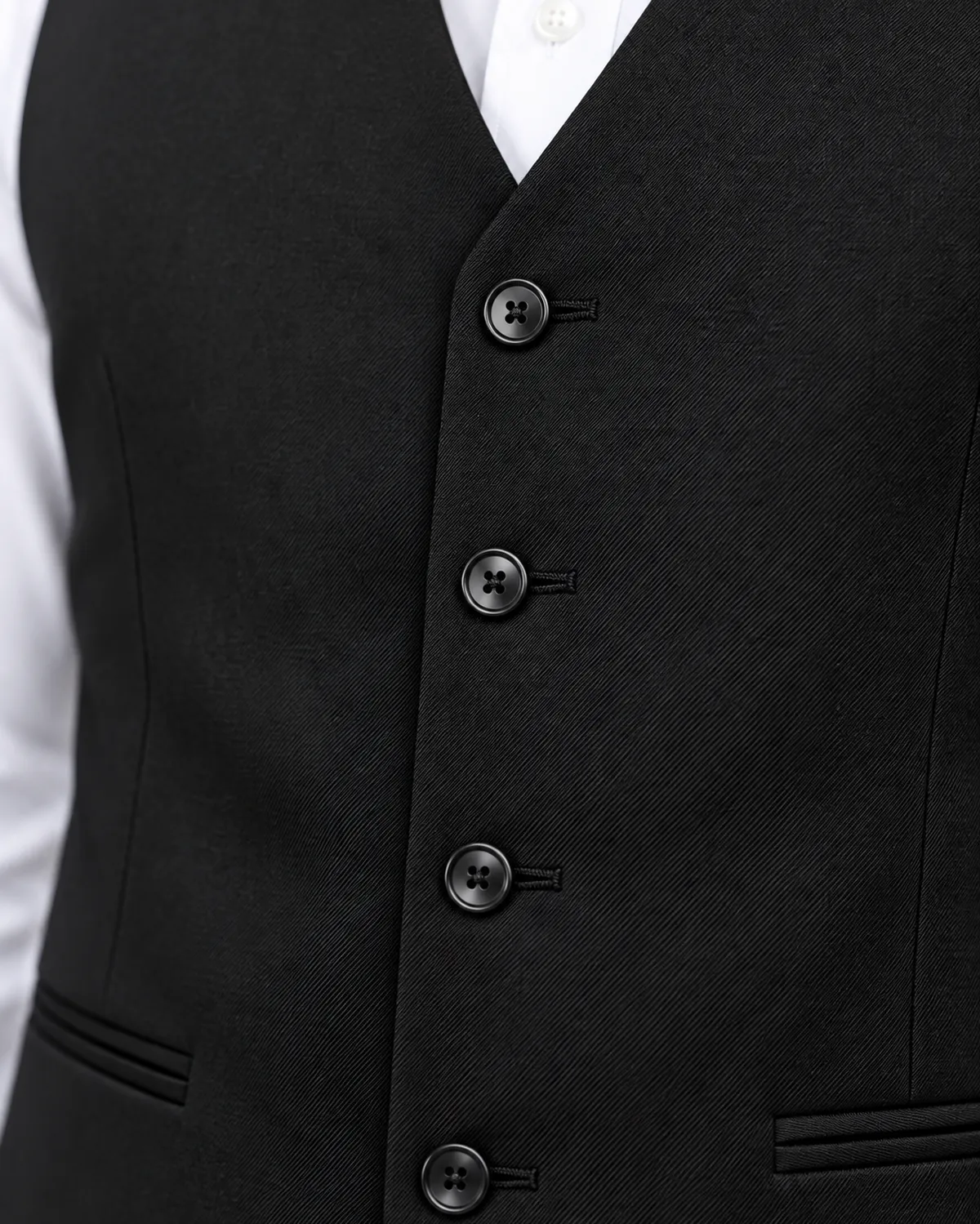 Banquet and Bar Waistcoat uniform, Black, men's feature view, Cohorg