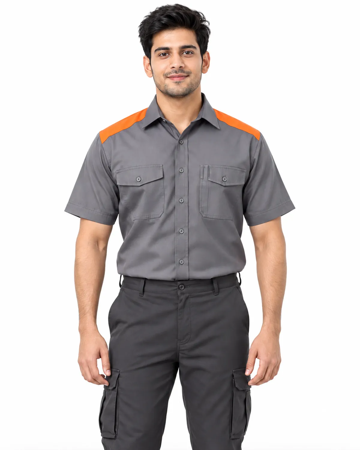Two-Tone Work Shirt